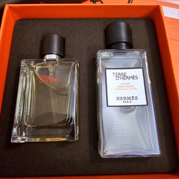 Terre D'Hermes By Hermes Gift Set EDT + Shave Kit For Men New! - Picture 1 of 4